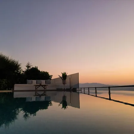Heated Pool & Jacuzzi, Sea View - Paleokastro Luxury Villa *