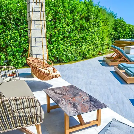 Heated Pool & Jacuzzi, Sea View - Paleokastro Luxury Villa *