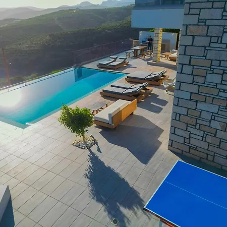 Heated Pool & Jacuzzi, Sea View - Paleokastro Luxury * Kissamos