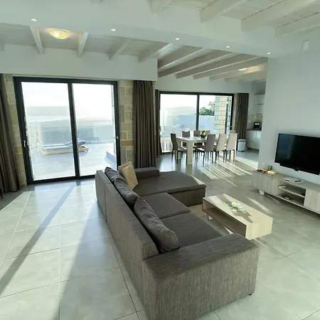 Villa Heated Pool & Jacuzzi, Sea View - Paleokastro Luxury Kissamos