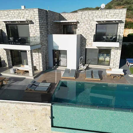 Heated Pool & Jacuzzi, Sea View - Paleokastro Luxury *