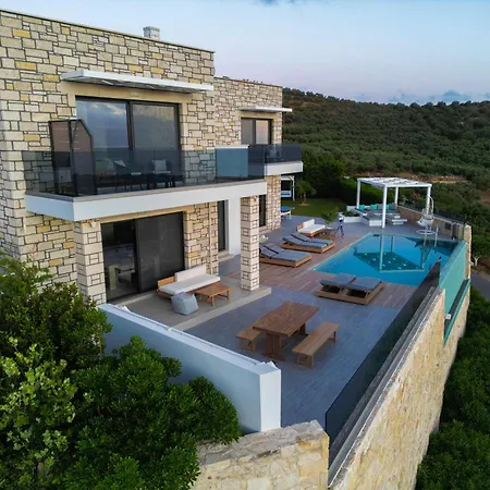 Heated Pool & Jacuzzi, Sea View - Paleokastro Luxury * Kissamos