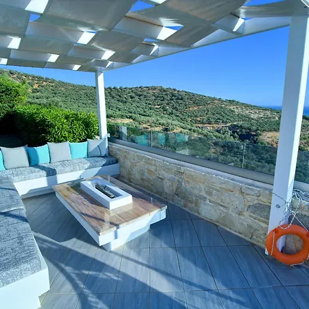 Heated Pool & Jacuzzi, Sea View - Paleokastro Luxury Villa