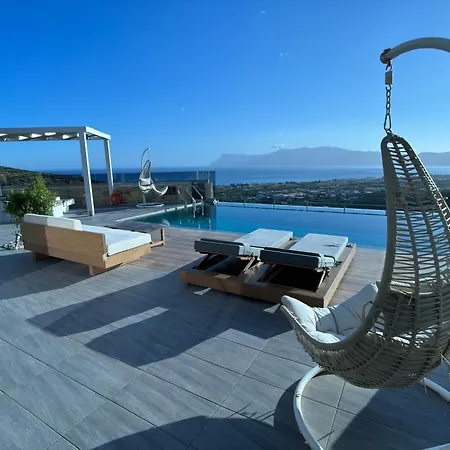 Villa Heated Pool & Jacuzzi, Sea View - Paleokastro Luxury *